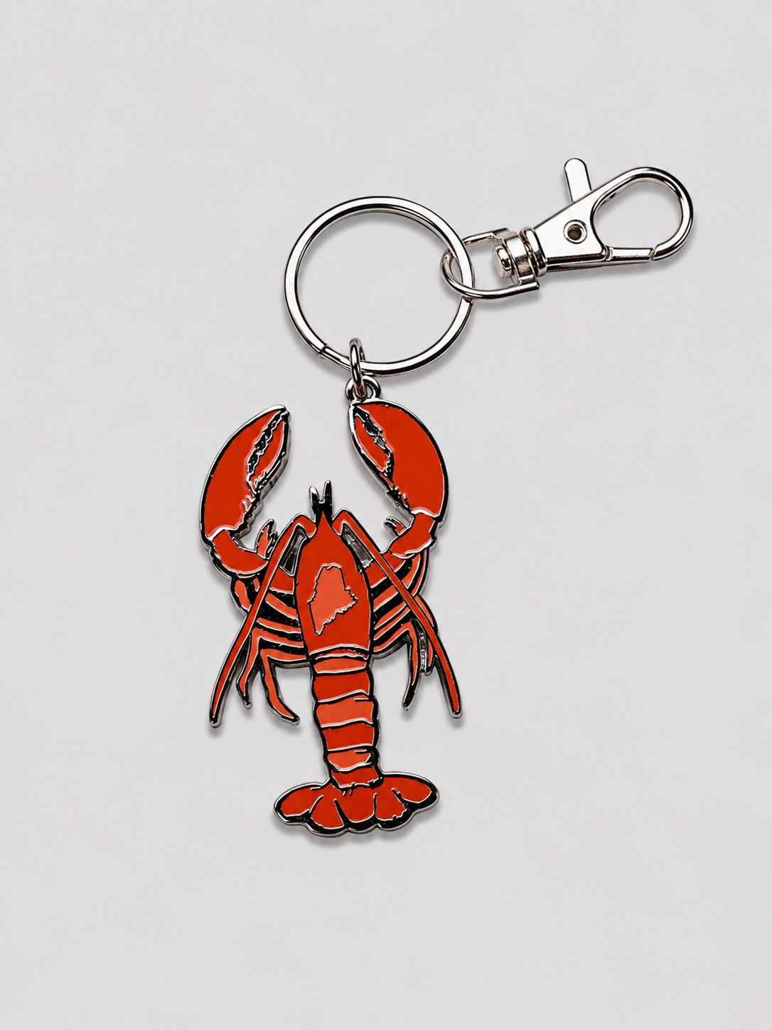 Reclaimed Wild - Maine Lobster Enamel Keychain | Bag Charm