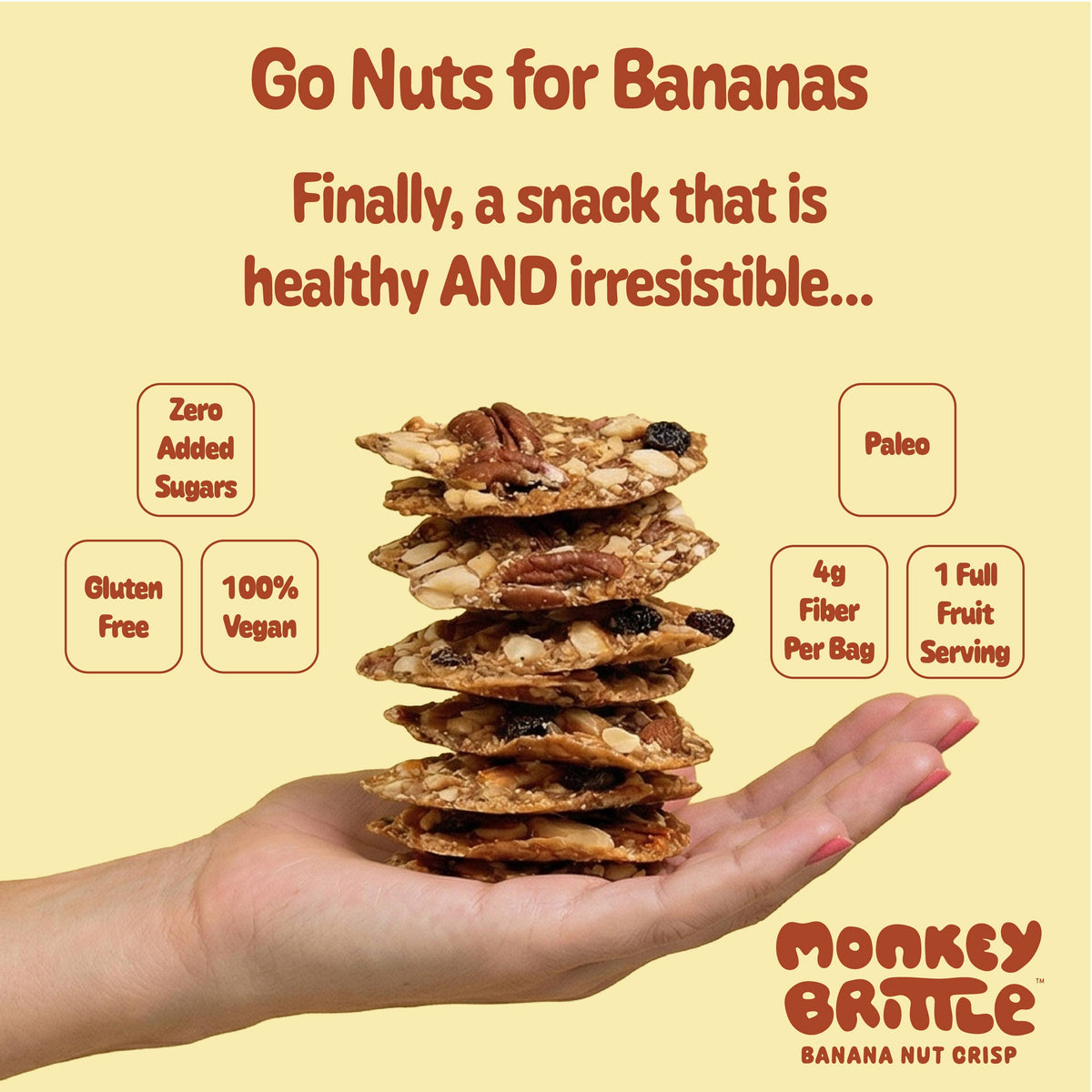 Monkey Brittle | Coconut Cocoa | by Huggins Family Farms