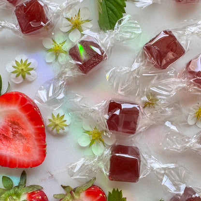 Virgo Moon - Strawberry Hibiscus Rose Lozenges