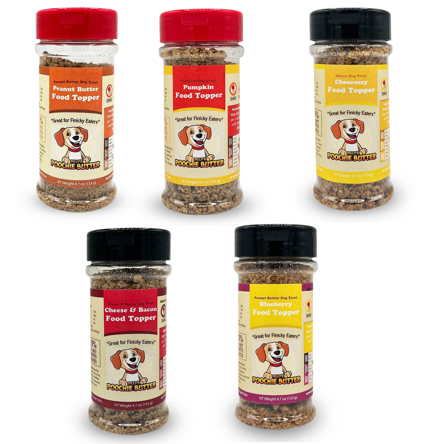Dilly's Poochie Butter - Dog Food Topper & Sprinkle Meal Enhancer