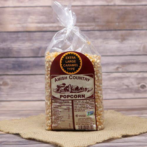 Amish Country Popcorn Kernels - Extra Large Caramel Type